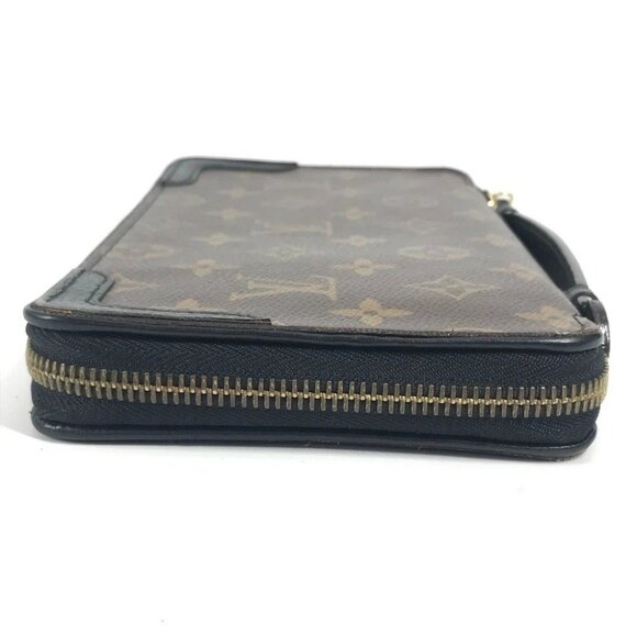 LOUIS VUITTON M60679 MonogramMacassar Daily Organizer Case Clutch Bag Wallet - Picture 3 of 16